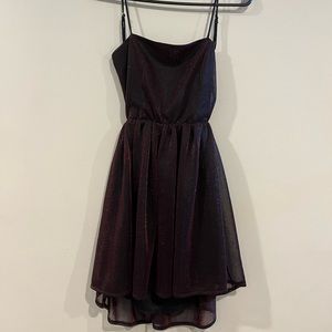 Maroon Sparkle/Glitter Lucy in the Sky Dress